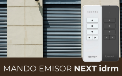 NEXT: El mando emisor idrm inteligente de Idemo Motors que revoluciona el control de automatismos